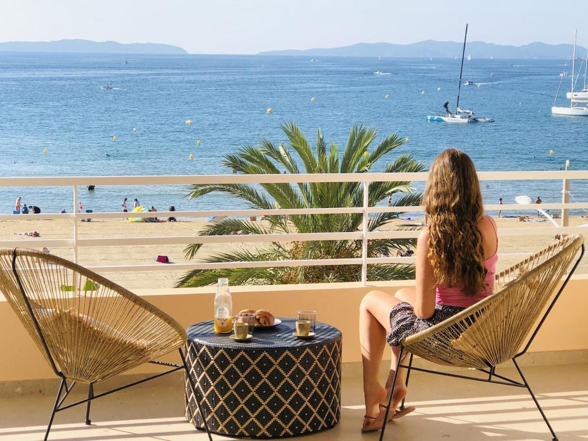 Appartement T3 Lumineux Traversant Totalement Neuf En Face De La Plage Front De Mer Vue Sur Les Iles Vue Mer Panoramique Assuree Residence De La Plage Centre Ville Du Lavandou 3Eme Etage Avec Ascenseur Appartement T3 Le Lavandou Exteriör bild